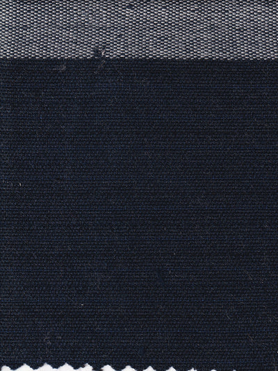 tissu toile de laine et coton navy entre-deux-mers