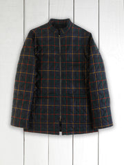 veste matelassée et zippée en tartan macleod