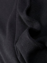 alan paine V-collar jumper in black-color geelong 