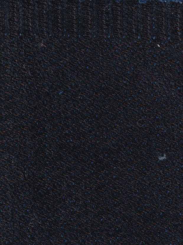 tissu chenille de laine et coton bleu perroquet