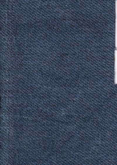 tissu velours chiné extensible bleu royal