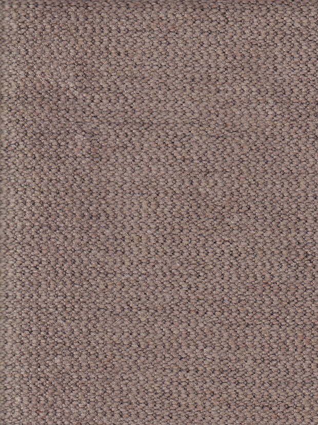 tissu toile de laine et coton double-face fines rayures chocolat