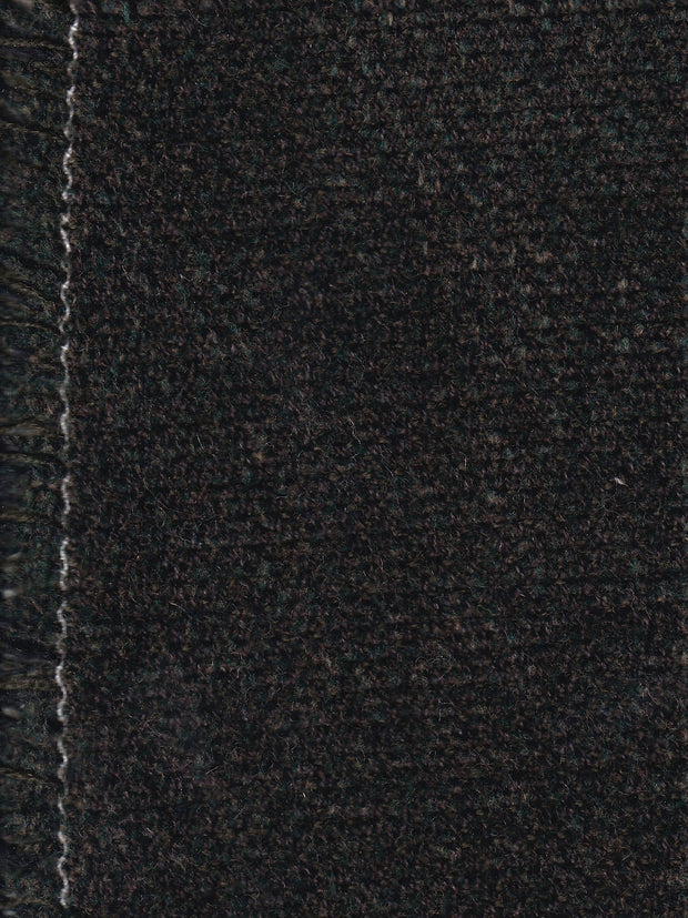 tissu chenille en coton et laine green