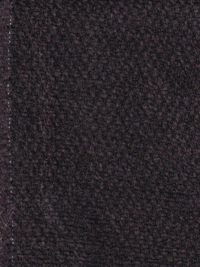tissu chenille laine et coton plum