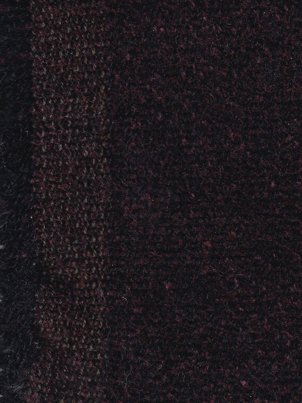 tissu chenille en laine et coton English Purple