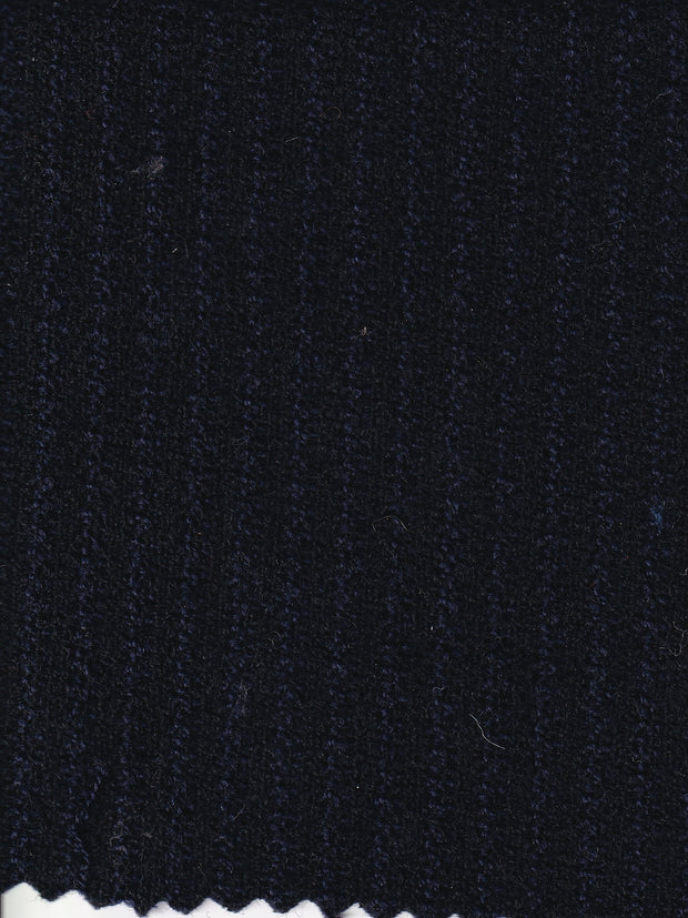 tissu serge de laine et coton stretch bleu étoile filante