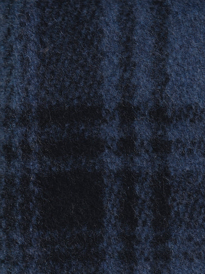 tissu drap de laine épais bleu canadien