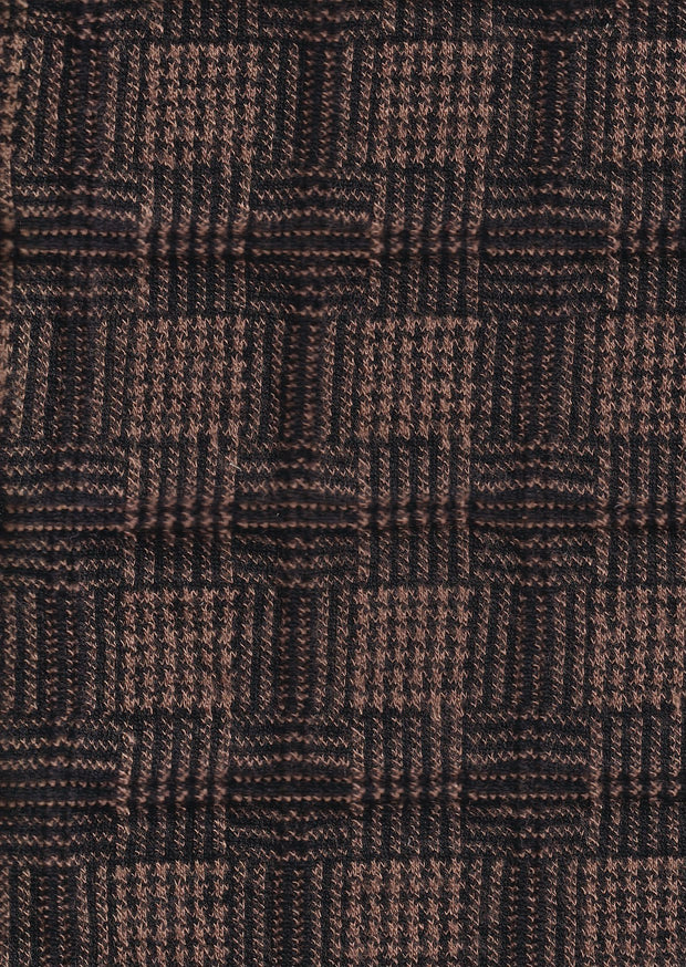 tissu matelassé quilted micro check or