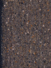 tissu Donegall tweed brun or