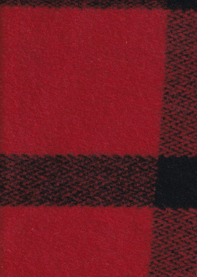 tissu drap de laine a rouge canada