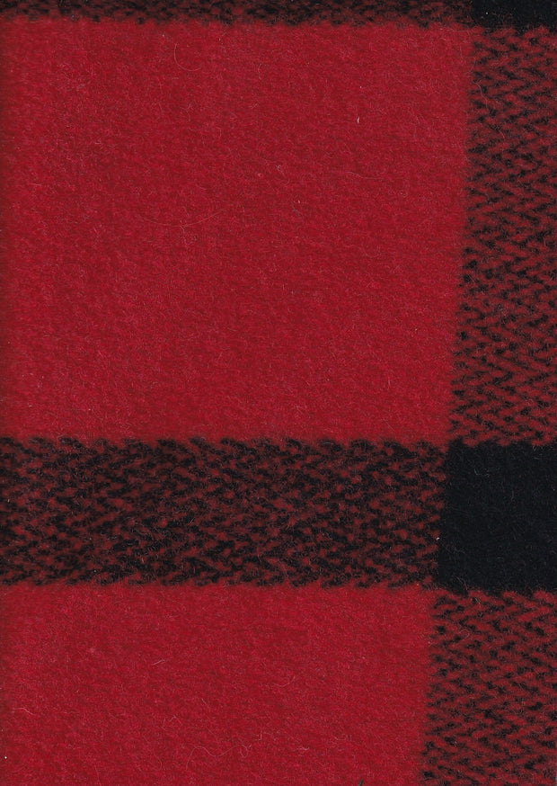 tissu drap de laine a rouge canada