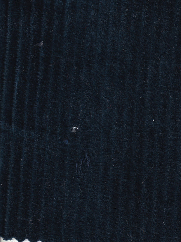 tissu velours de laine bleu cobalt