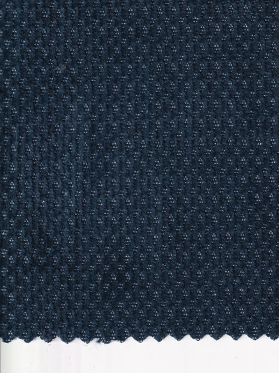 tissu velours de coton caviar chic bleu noir
