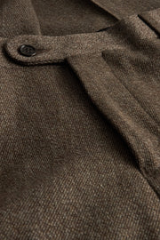 pantalon siza coupe ajustée en cavalry twill ébène