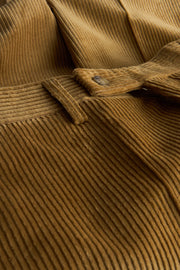 pantalon jules coupe ample en velours de laine sable