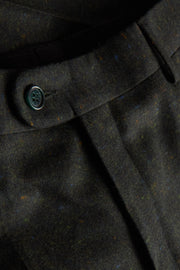 pantalon siza coupe ajustée en donegal tweed brocéliande