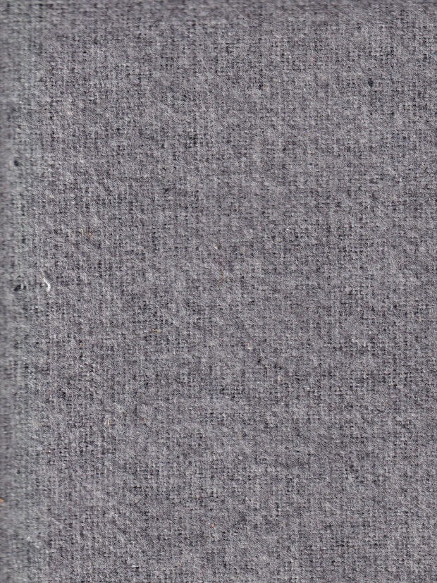 tissu drap de laine et coton double-face au toucher peau de pêche gris orage