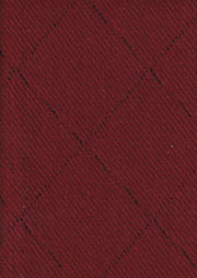 tissu drap de laine double face mer rouge