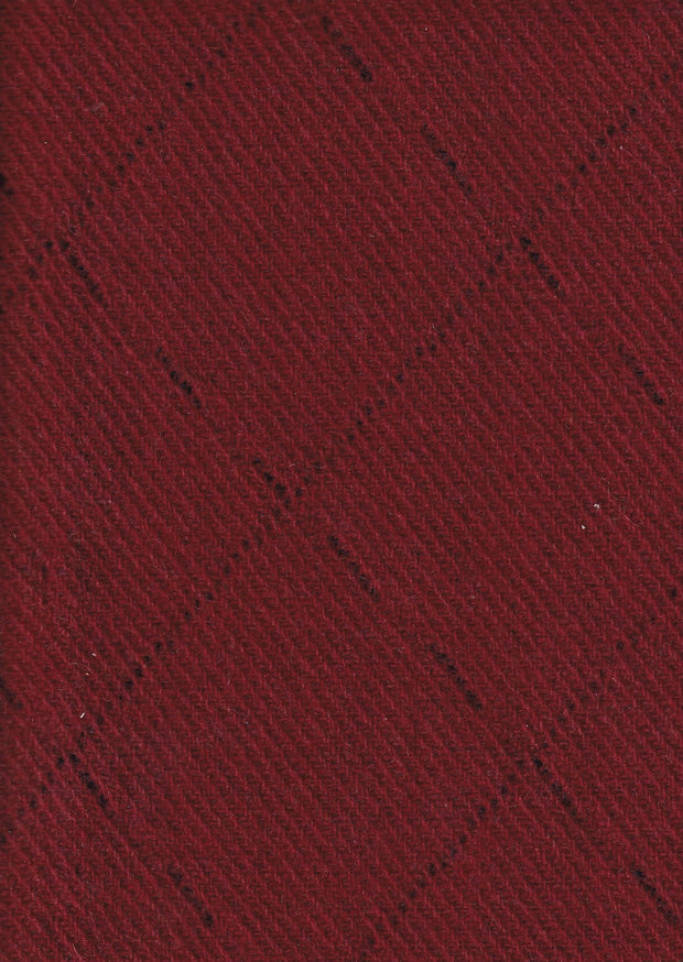 tissu drap de laine double face mer rouge