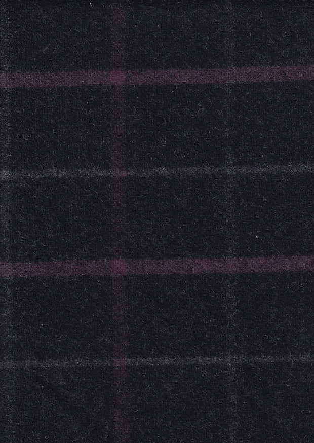 tissu technique impermeable double face quetsche sur tartan