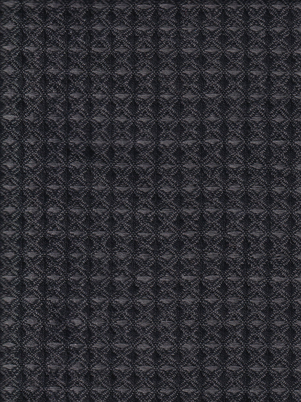tissu nid d'abeille gris acier