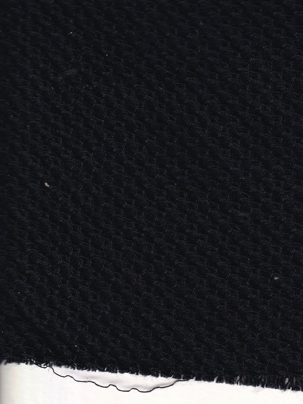 tissu en nid d'abeille caviar noir