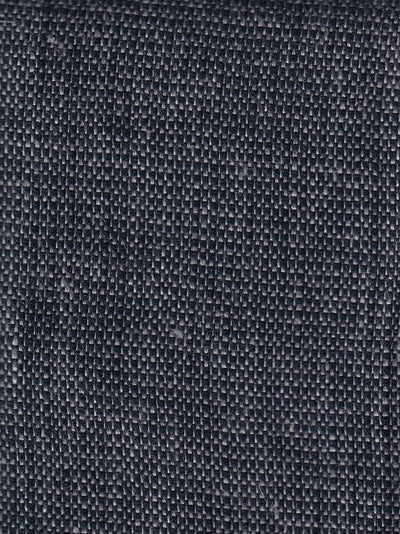 tissu toile de lin pinpoint gris espadon