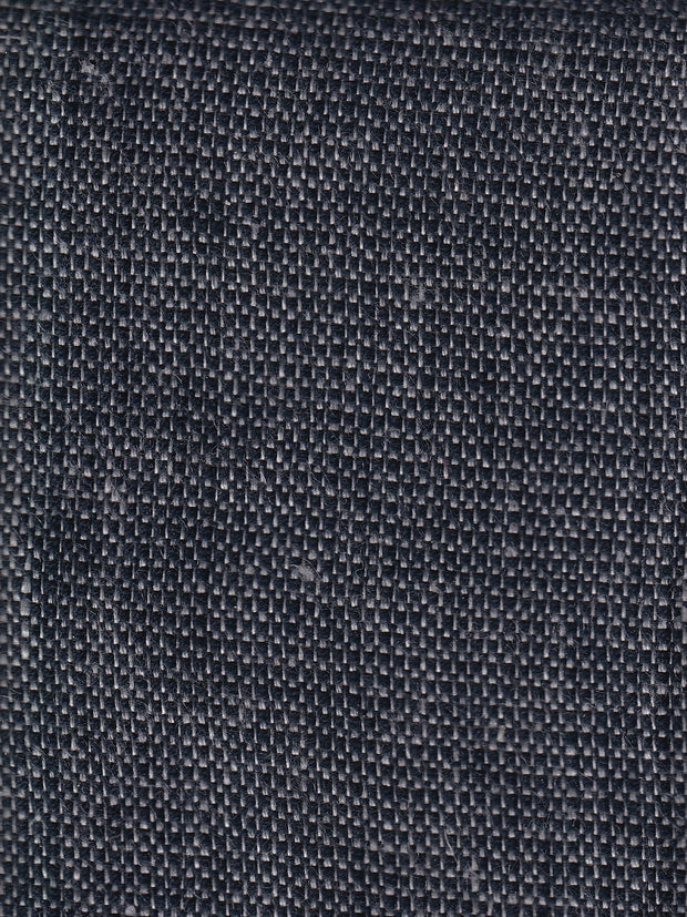 tissu toile de lin pinpoint gris espadon