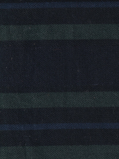 tissu en toile de coton bayadère black watch