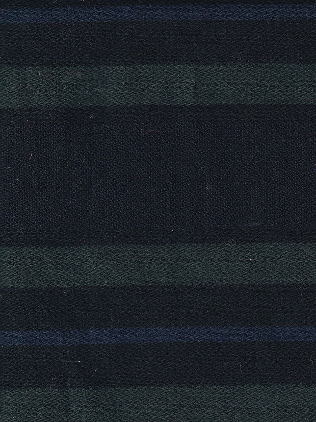 tissu en toile de coton bayadère black watch