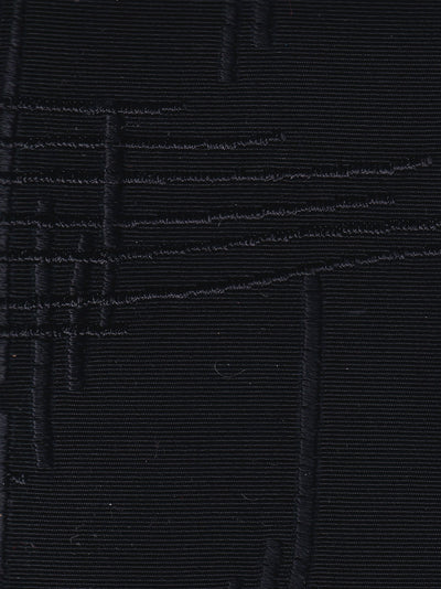 tissu jacquard de coton motifs japonais noirs