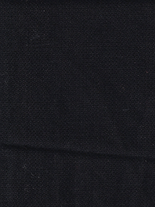 tissu en toile pur laine rubis noir