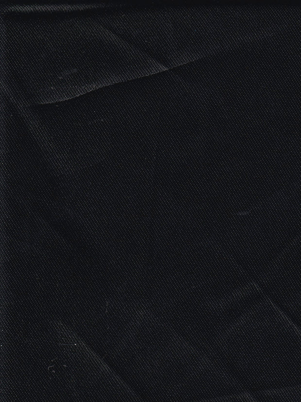 tissu doublure en polyester noir satiné