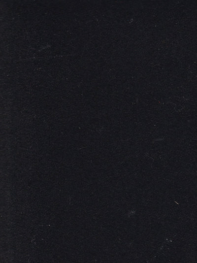 tissu véritable moleskine noire ébène