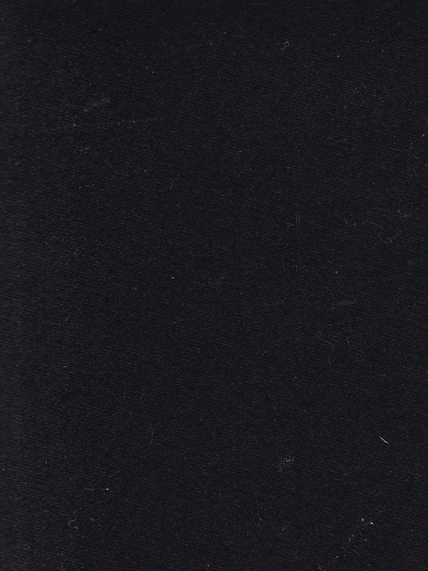 tissu véritable moleskine noire ébène