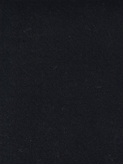 tissu en chenille de coton et laine noir heliconius