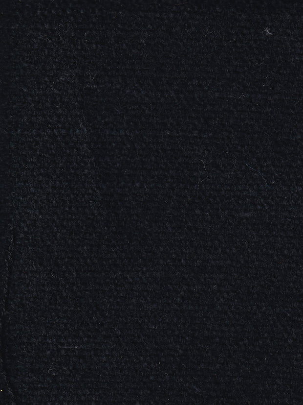tissu en chenille de laine et coton noir scandinave