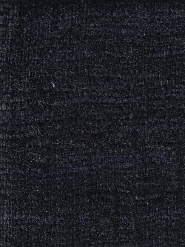 tissu en soie sauvage bleu noir écaillé
