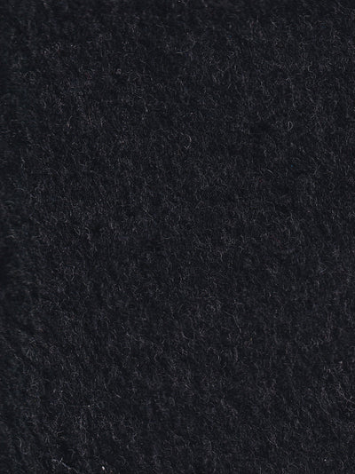 tissu en drap de laine épais dark smoke