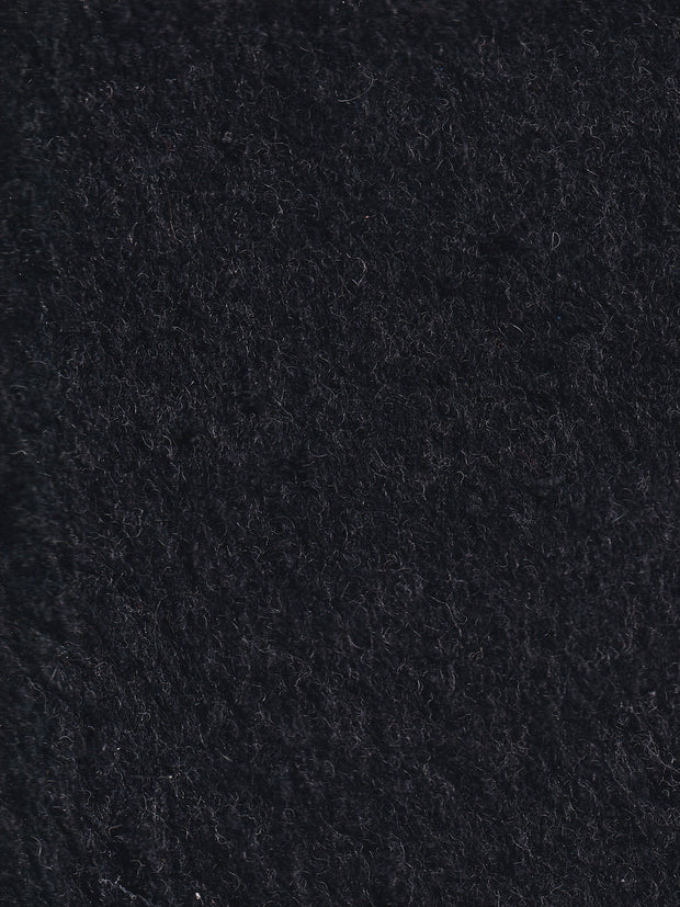 tissu en drap de laine épais dark smoke