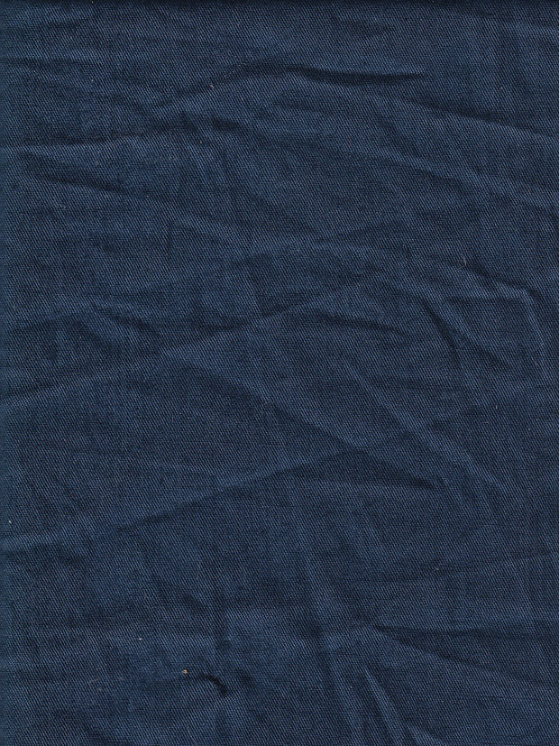 tissu toile de coton élasthanne bleu scandinave