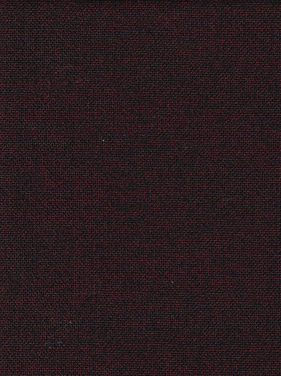 tissu toile de laine extensible bordeaux