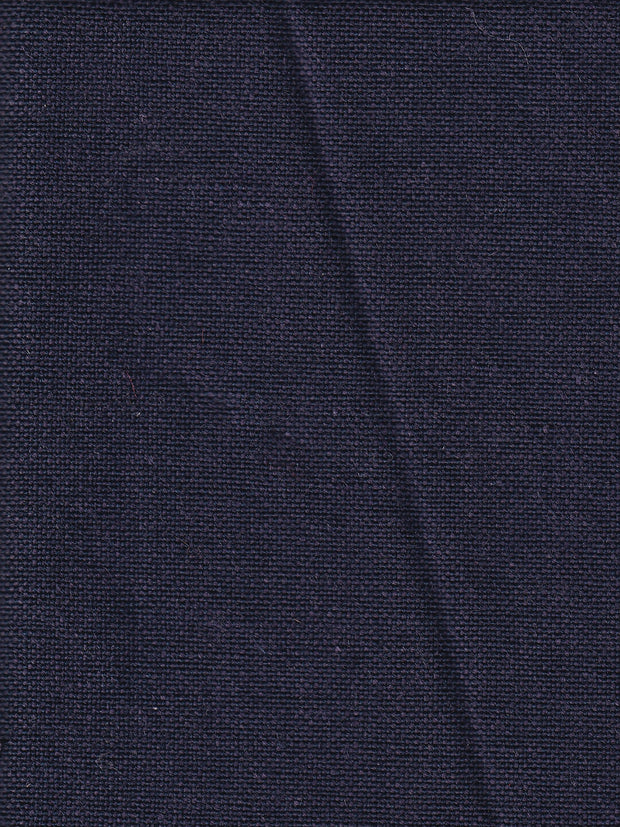 tissu toile de lin et coton quetsche
