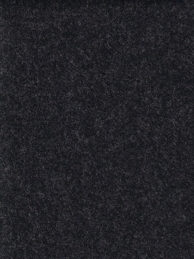 tissu flanelle de laine classique anthracite