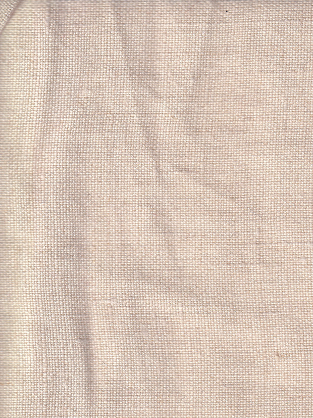 tissu toile de lin hopsack écrue