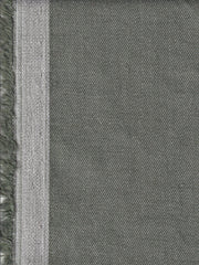 tissu toile de coton extensible gris perle sur céladon