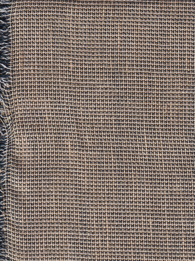 tissu toile de lin et coton double face bronze sur sable