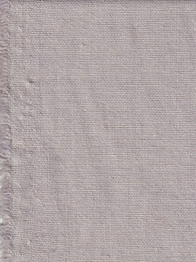 tissu toile de lin et coton argile blanche