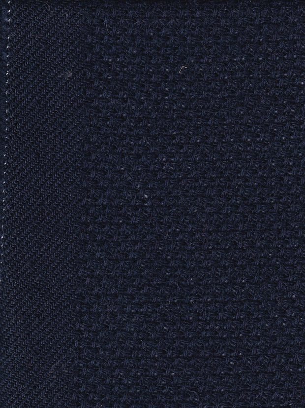 tissu caviar de laine et coton bleu phénix