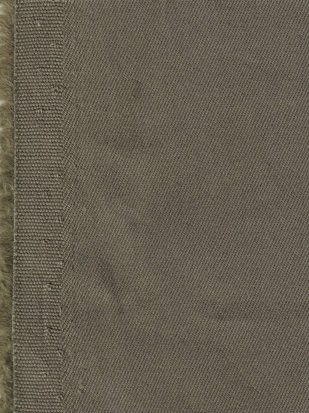 tissu de doublure vert bronze en toile de polycoton